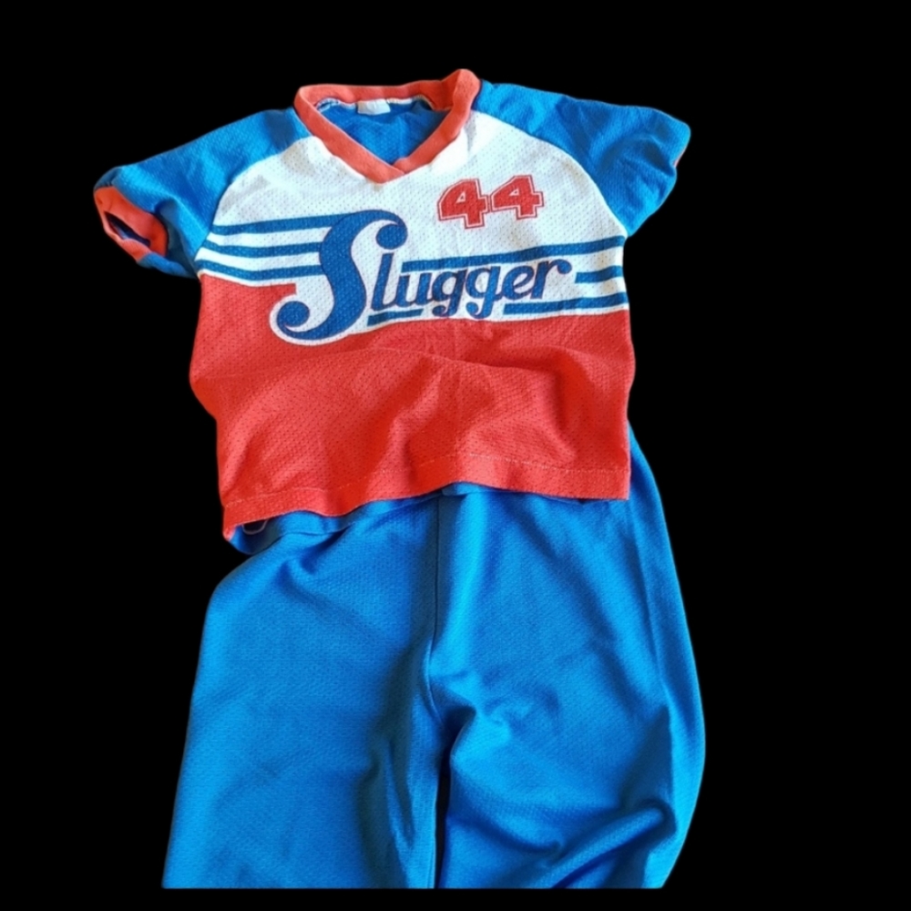 Vintage toddler baseball outfit